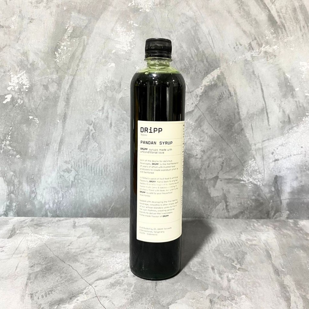 

DRiPP Pandan syrup 760 ml - sirup rasa pandan