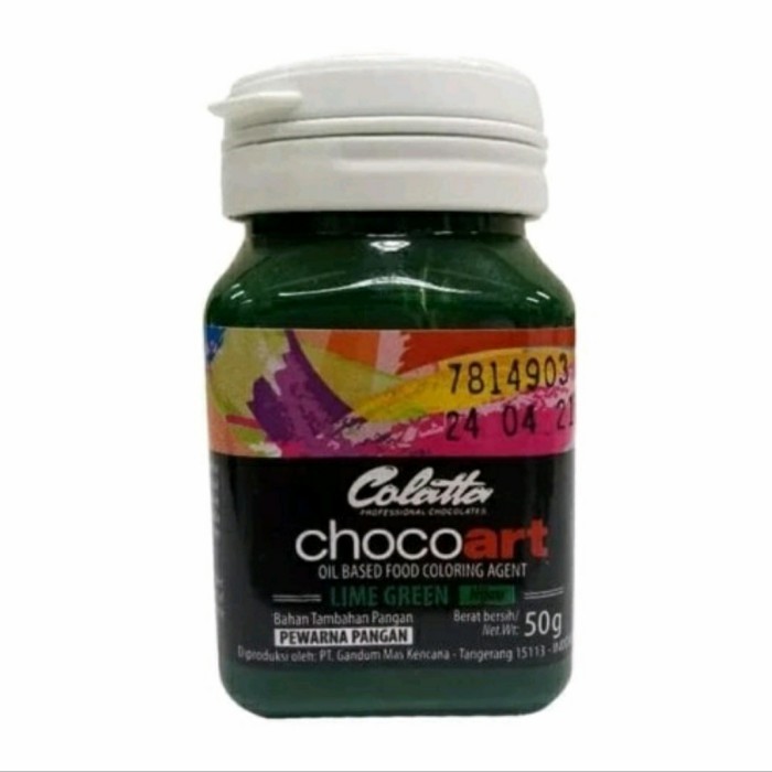 

Colatta Chocoart Lime Green Pewarna Makanan Choco Art 50 gr