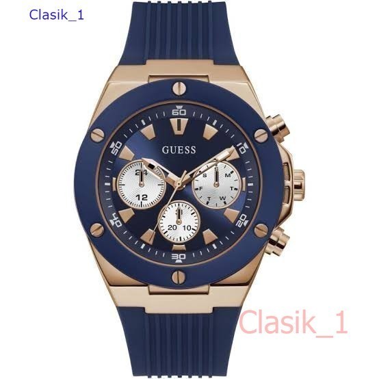 Original 100% GUESS Watches GW0057G2  POSEIDON Jam Tangan Pria  Blue
