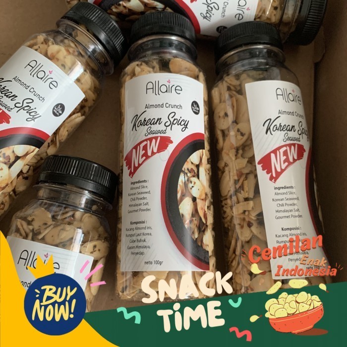 

PROMO HEMAT Almond Crunch Snack Keto Sugar free Low Carb