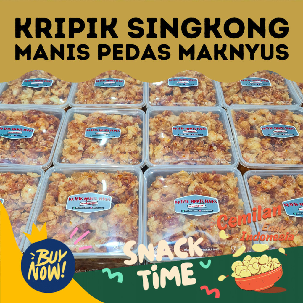 

Special Diskon Kripik Manis Pedas Maknyus (Box)