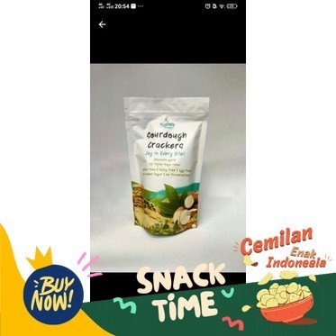

Special Diskon Kainara Sehat. Sourdough Crackers/Kue Sehat/ Cookies Sehat/Cemilan Sehat/ Snack Sehat.