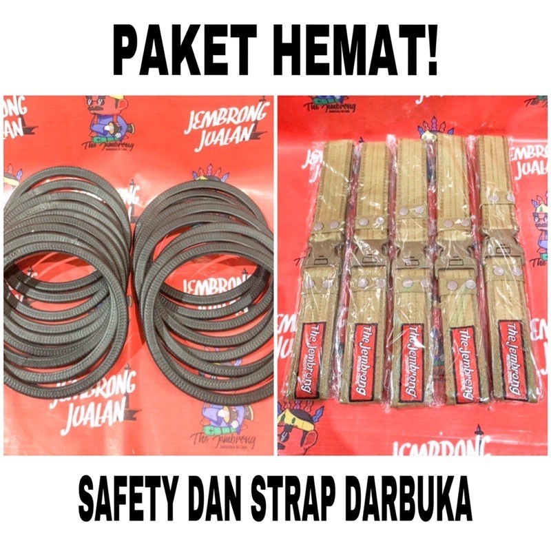 PAKET HEMAT. (BISA COD) STRAP DARBUKA & SAFETY DARBUKA PELINGDUNG DARBUKA SABUK DARBUKA THE JEMBRONG