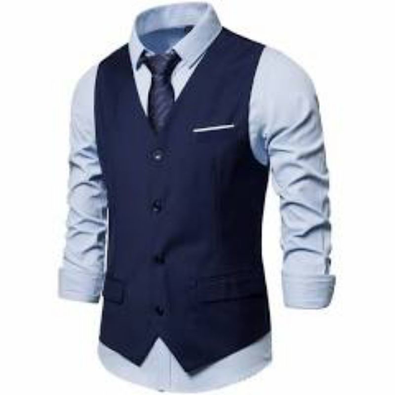 cuci gudang rzl apparel - blz fashion - rompi jas pria / vest pria dalaman jas