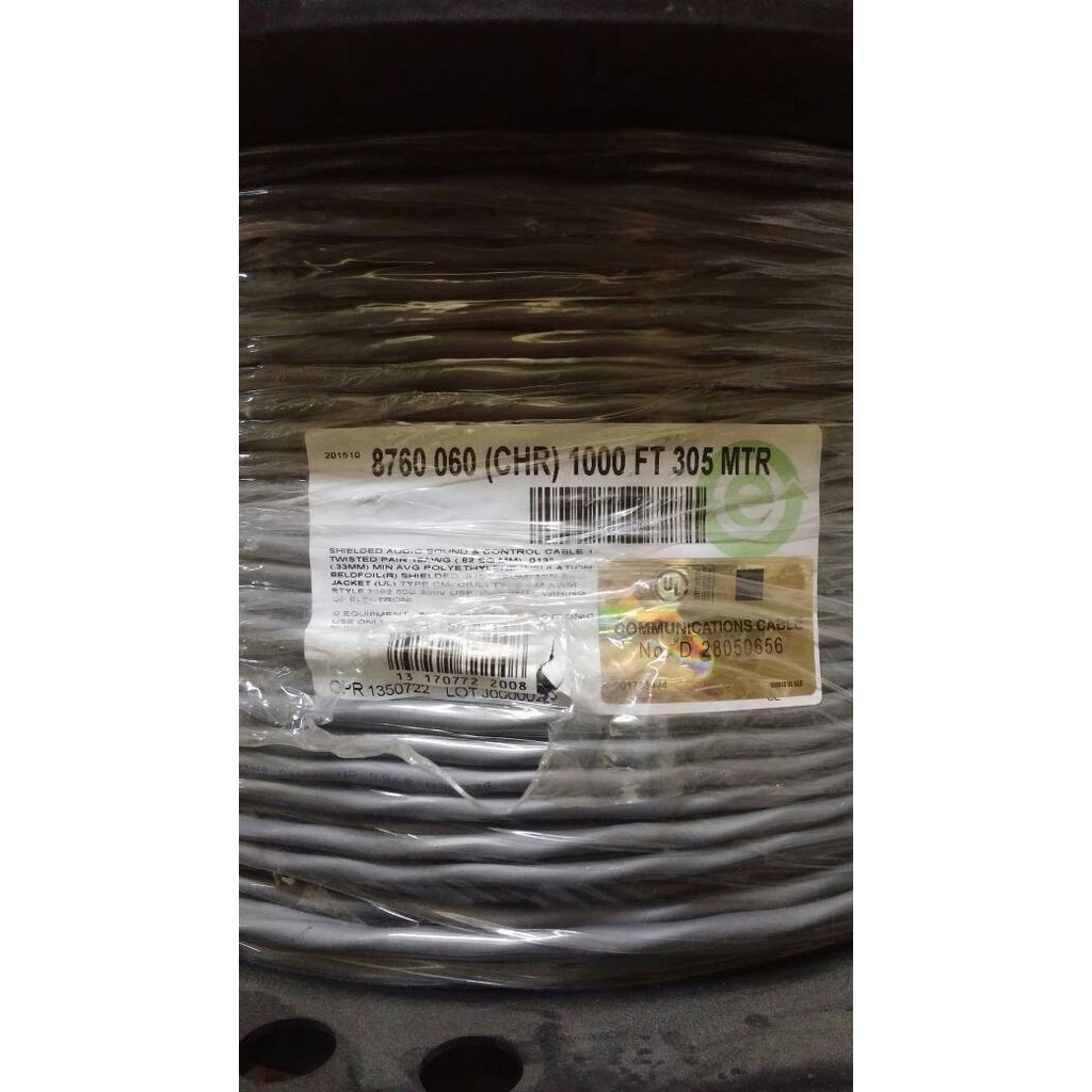 Belden Kabel AWG18 / 18AWG / 18 AWG 1 Pair 8760 Original 305 Meter