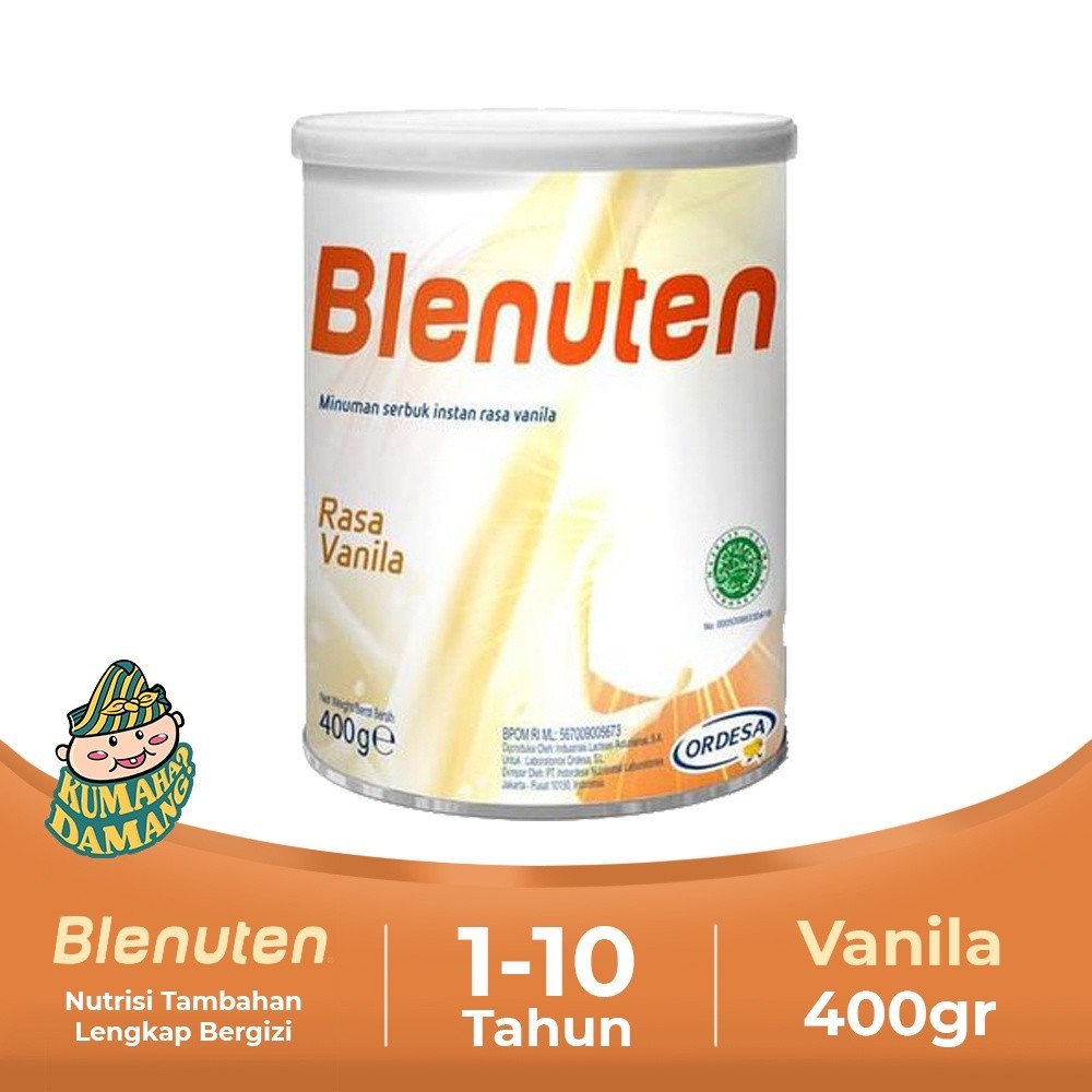 

Blenuten Vanila 400 gram Susu Formula Rasa Vanilla