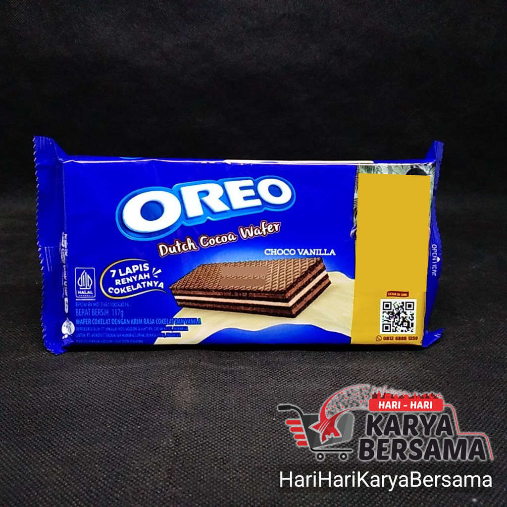 

OREO DUTCH COCOA WAFER CHOCO VANILLA 140.4GR