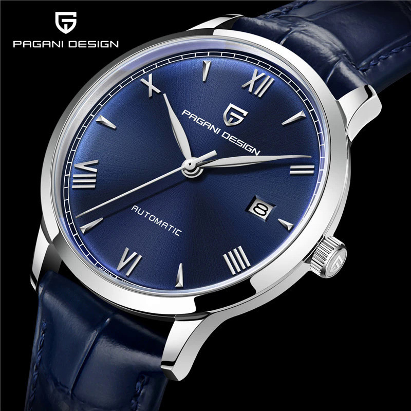 PAGANI DESIGN Jam Tangan Mekanik Pria Arloji Otomatis Stainless Steel Anti Air Cermin Safir Reloj Ho
