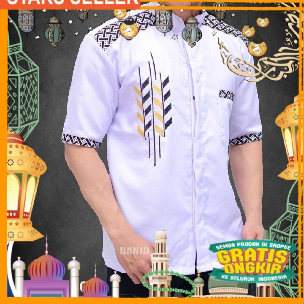 Koko syubbanul muslimin koko azzahir koko baju/ hitam putih merah biru kuning hijau