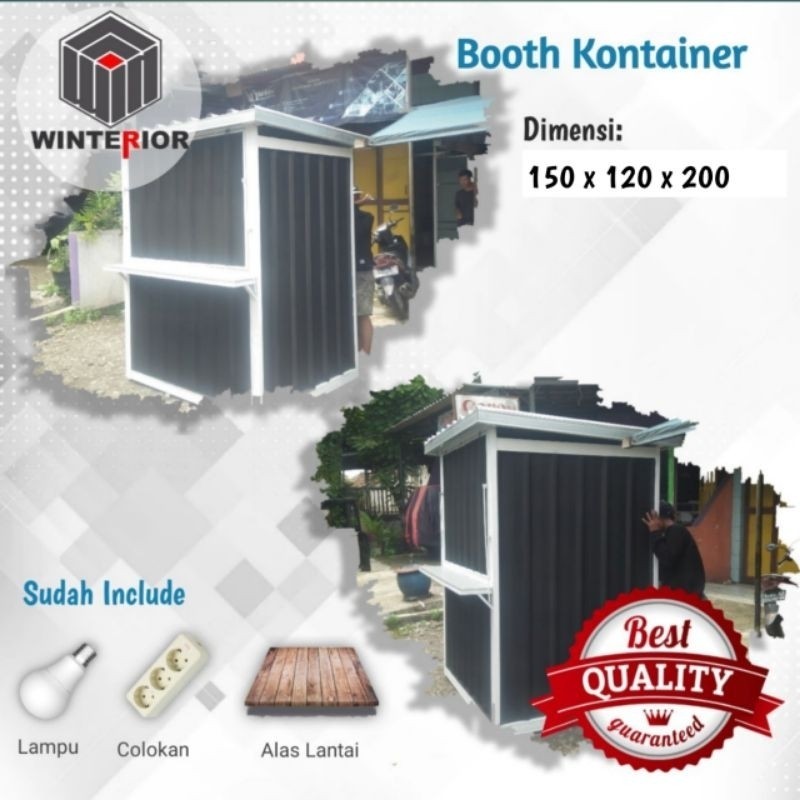 Booth Kontainer / Booth Stand / Gerobak Container / Kios Container