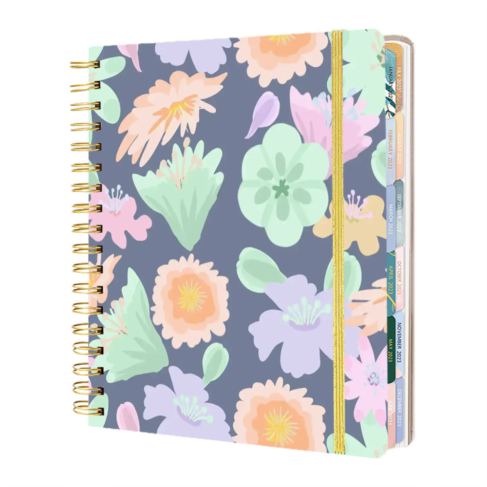 

Kustom Logo 2024 "Sampul Keras Spiral Bulanan Mingguan Harian Daftar Periksa Kantor Sekolah Perencana Agenda Notebook
