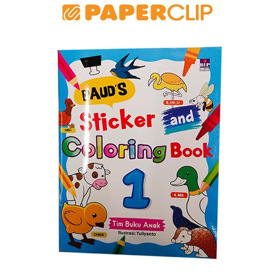 PAUD'S STICKER COLORING BOOK .1