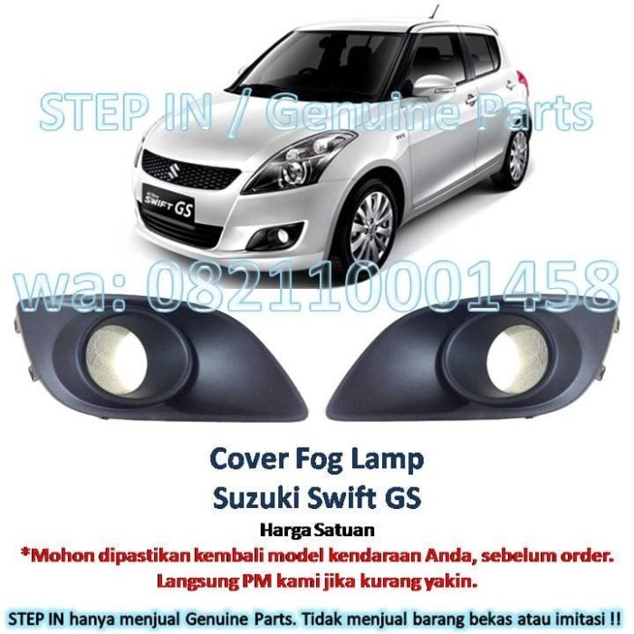 Cover Fog Lamp Garnish Foglamp Lampu Kabut Suzuki Swift GS ORI satuan - KIRI PENUMPANG
