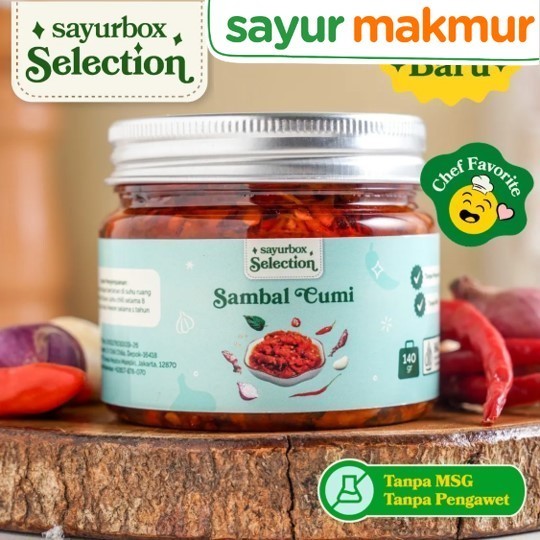 

Sayurmakmur Sambal Cumi 140 gram