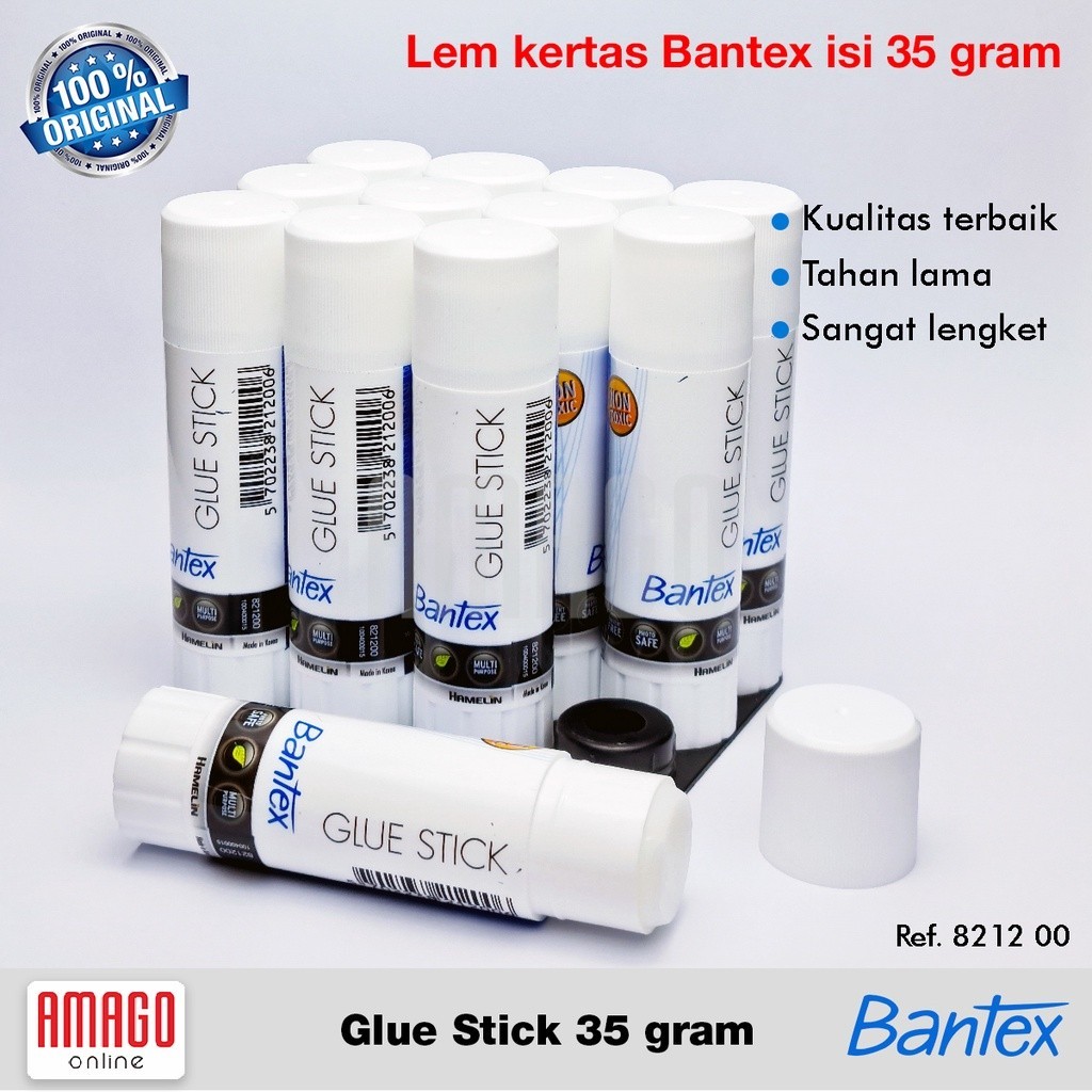 

BANTEX Glue Stick - Lem Kertas - 35 gram - 821200