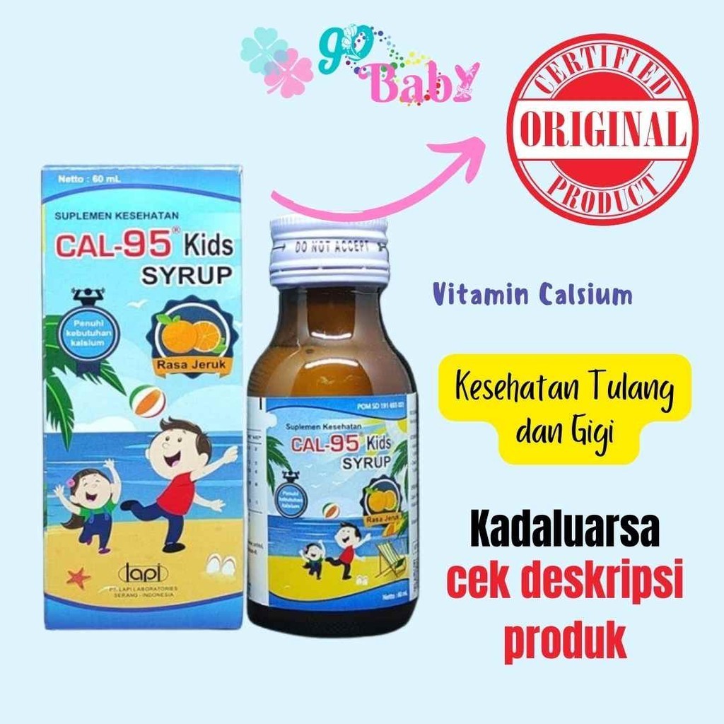 Cal 95 Kids Sirup 60 ml