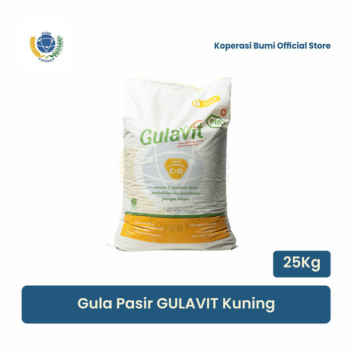 JGR Gula Pasir Gulavit 25kg