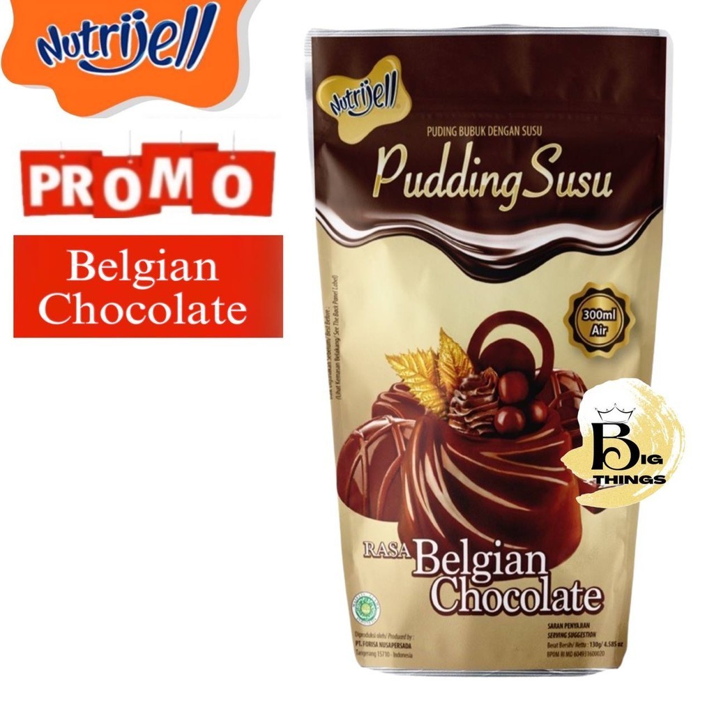 

PUDING SUSU NUTRIJEL RASA BELGIAN COKLAT NUTRIJELL AGAR PUDDING SUSU