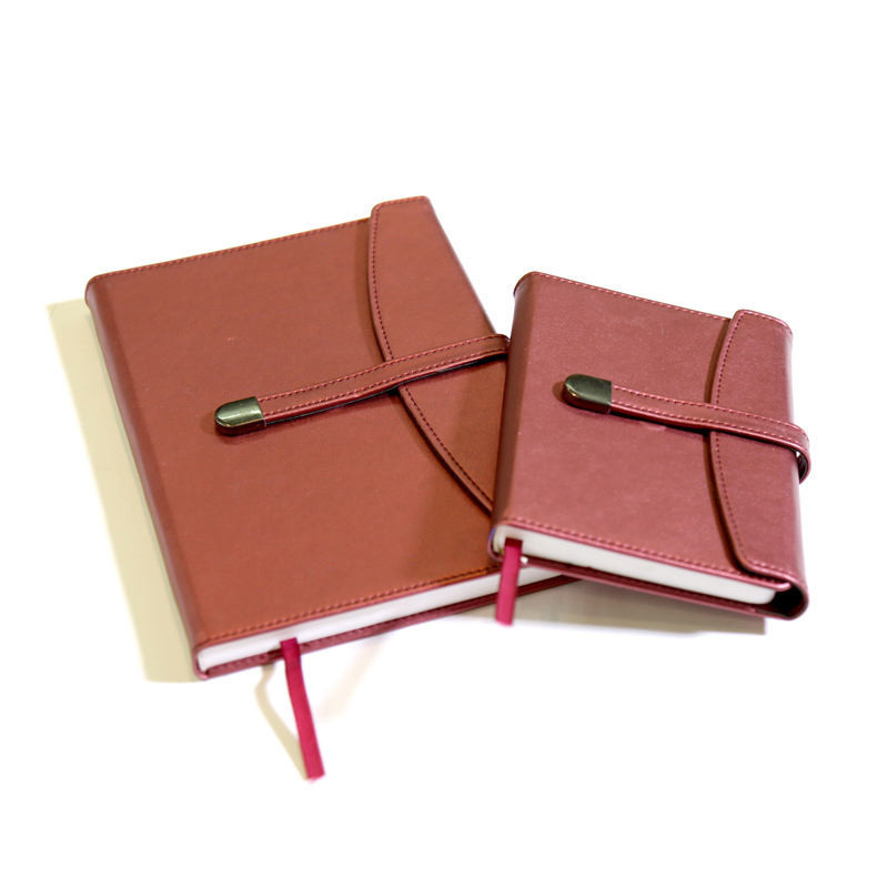 

Buku Catatan Bisnis Jurnal Hardcover Buku Catatan Perencana Loose-Leaf A5 Kustom dengan Pengait