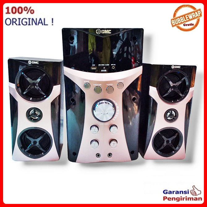 Big Ramadhan Sale Speaker Bluetooth Speaker Aktif Bluetooth GMC 885 B Bergaransi