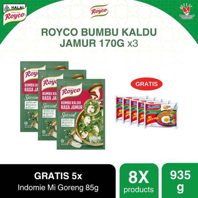 

Beli 3 Royco Kaldu Jamur 170gr GRATIS Indomie 5pcs