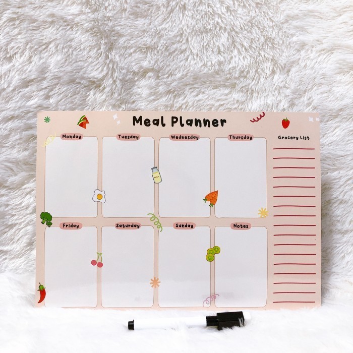 

MAGNETIC MEAL PLANNER FULL MAGNET - Small 14x20