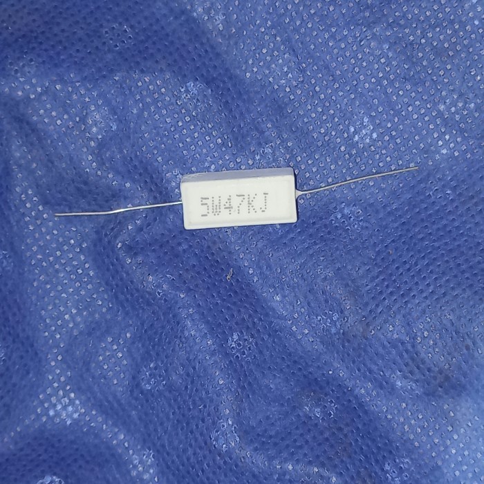 

R kapur 47k 47 k 5w47kj 5w 5watt 5 watt Resistor final 5wat wat 47kj5w A Fajar elektro 2