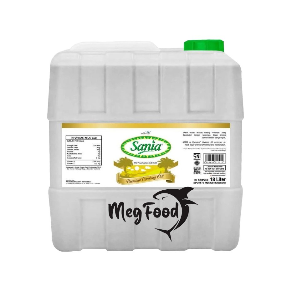 

Minyak Goreng Sania Jerigen 18 Liter