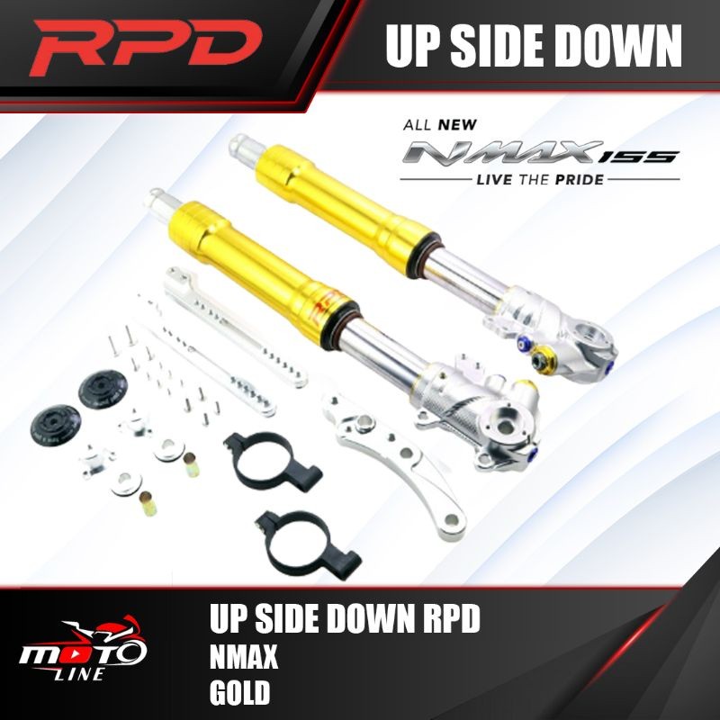 Upside Down Shock Depan USD RPD NMAX 155 ORIGINAL