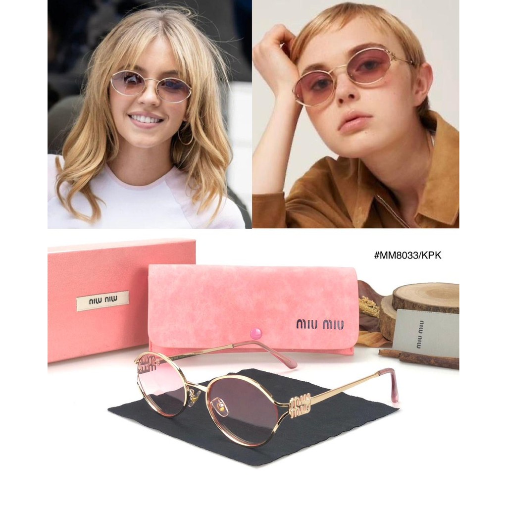 Kacamata Sunglasses Wanita Miu-Miu Hits Fashion Pantai Umroh Travell