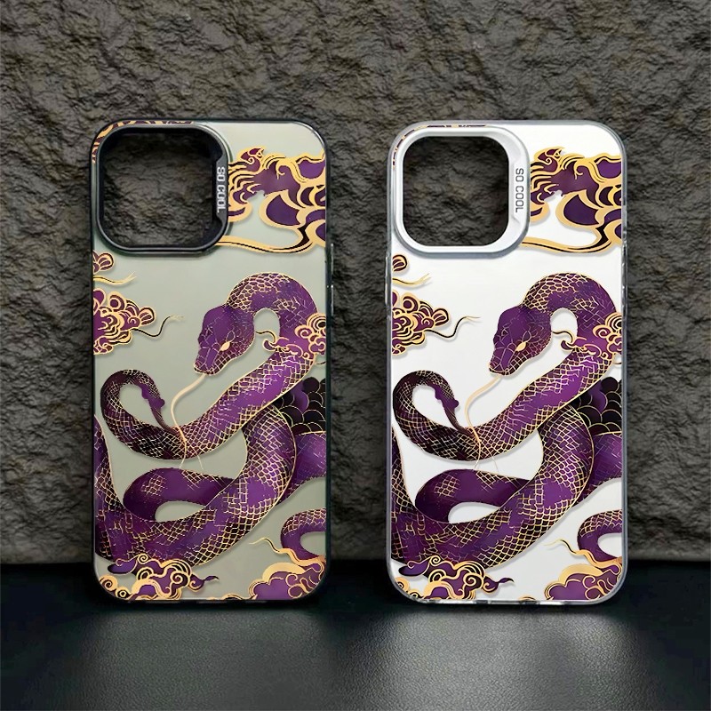 REDMI Case Casing Tahun Ular Qi Ungu Datang dari Timur For REDMI NOTE 13 12 13 PRO 10 PRO 8 11 10 12