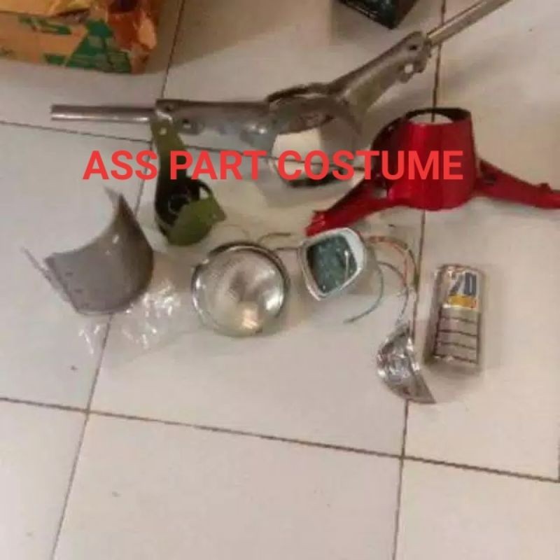 Stang C70 komplit-paket stang honda c70 komplit-stang C70