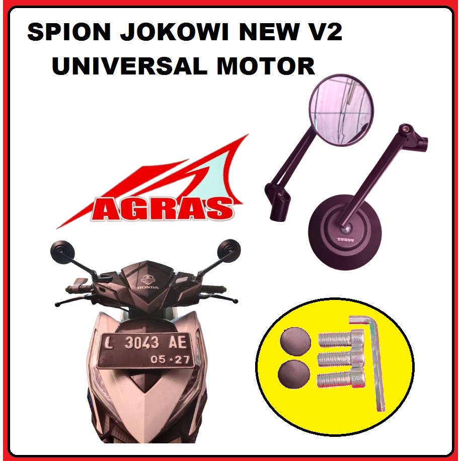 SPION RETRO BULAT RETRO FAZZIO FILANO SCOOPY XSR155 FINO CB KLASIK RETRO JAPSTYLE JKW CUSTOM ALUMINI