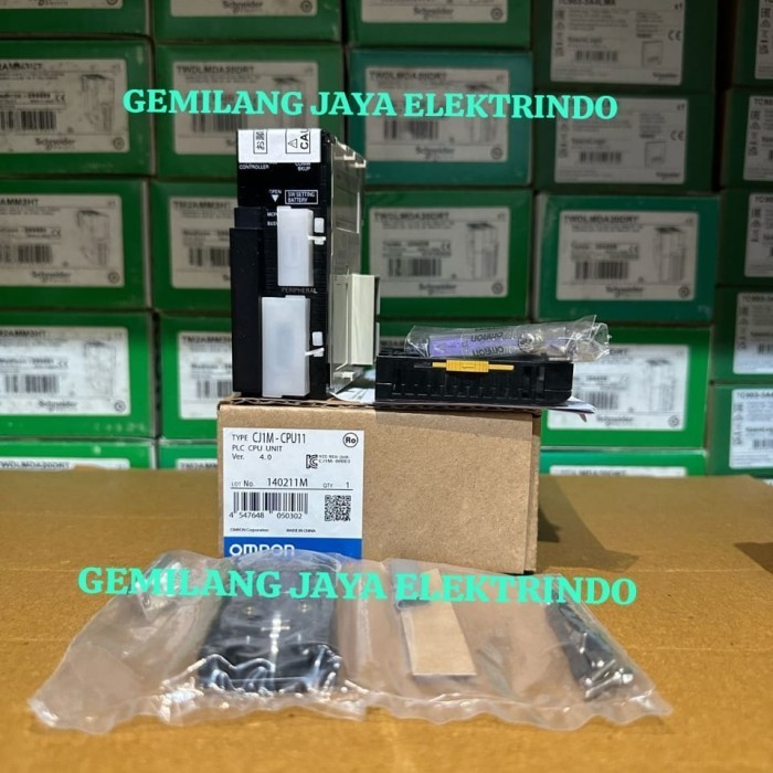 PLC OMRON CJ1M-CPU11 PLC OMRON CJ1M CPU11 PLC CPU UNIT OMRON ASLI NEW