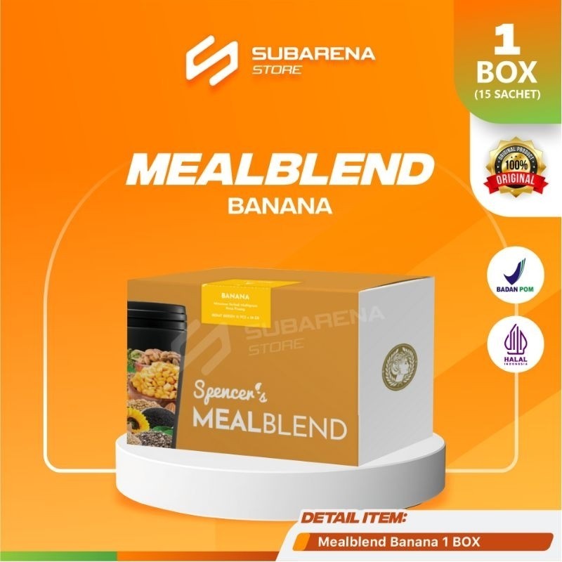 

Spencers | Spencer mealblend multigrain rasa banana isi 15 sachet