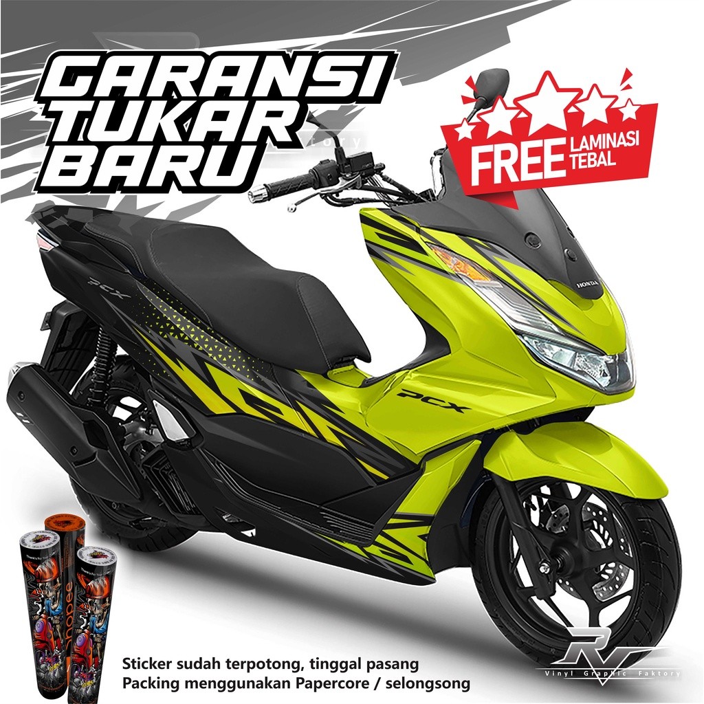 Decal sticker / stiker motor Pcx 160 pcx 150 full body / striping aksesoris motor cutting sticker)