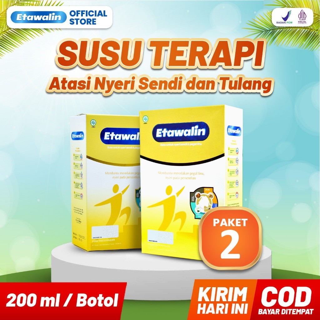 

Etawalin - Susu Kambing Etawalin Asli Original Atasi Nyeri Sendi dan Tulang 200 gram Tanpa Efek Samping
