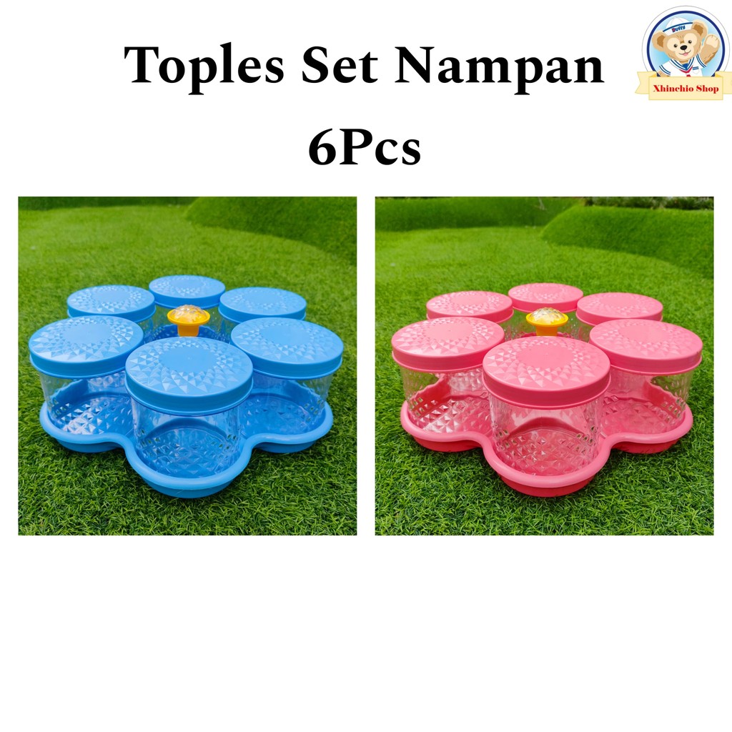 TOPLES + NAMPAN ISI 4 SET DAN 6 SET/ TOPLES LEBARAN FREE NAMPAN ISI 4 SET DAN 6 SET/TOPLES SET NAMPA