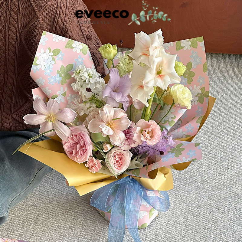 

EVEEco - FL45 JAPAN Kertas Bunga Paper Buket Motif Cellophane