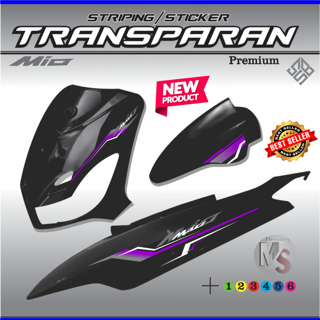 COD / STRIPING MIO SPORTY. STRIPING TRANSPARAN MIO SPORTY