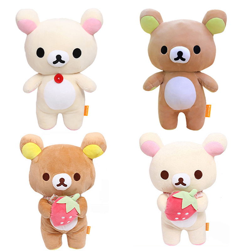 Kawaii Anime Rilakkuma Cartoon Plush Doll Soft bear Toys Kawaii Room Decor Teddy Bear Plushies Cute 