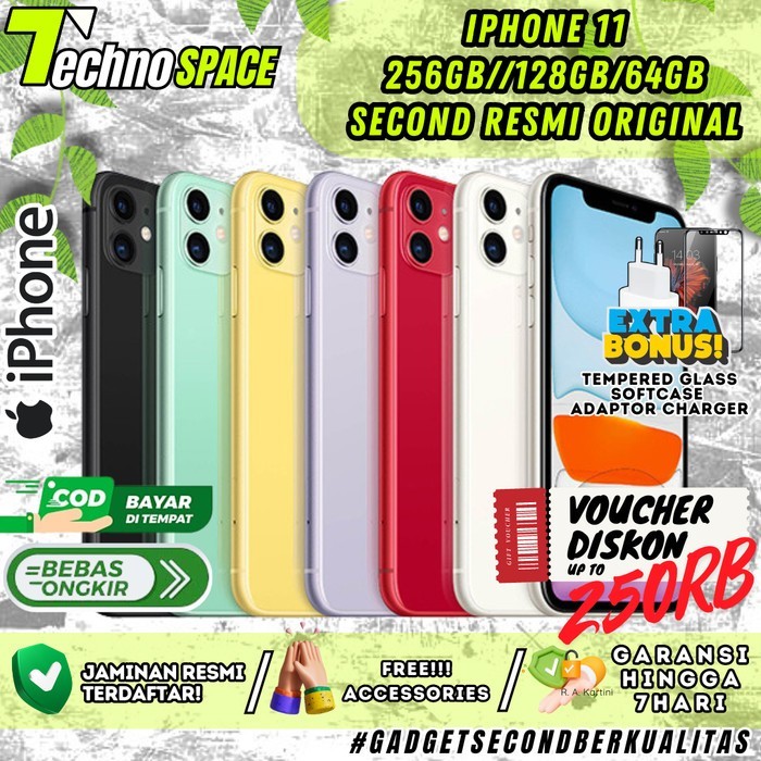 iPhone 11 256GB 128GB 64GB ex iBox Second Fullset Original