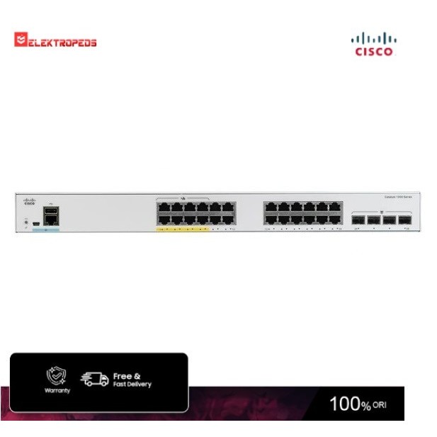Cisco Catalyst 1000 Series Switch C1000-24FP-4G-L - Cisco Switch - Switch - Cisco