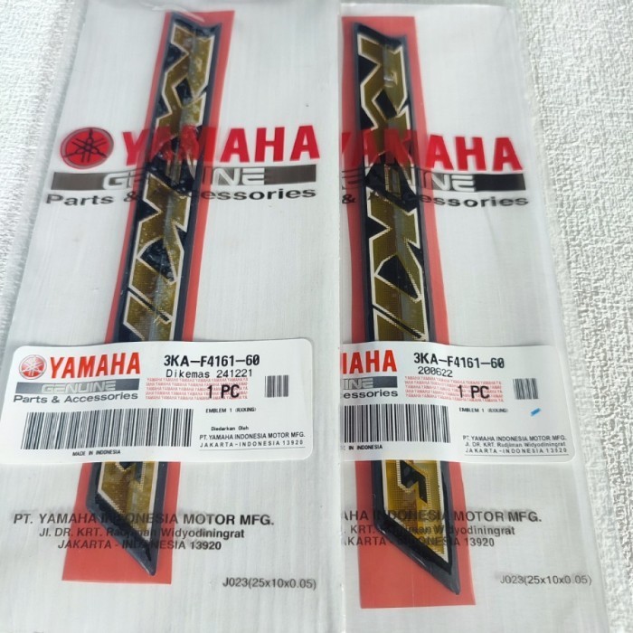 EMBLEM BOX AKI RX KING 2007 2008 PEREDAM ORIGINAL  3KA-F4161-60