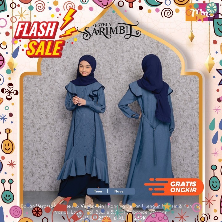 MEGASALE / NIBRAS ESTELA GAMIS TEEN ONLY DRESS