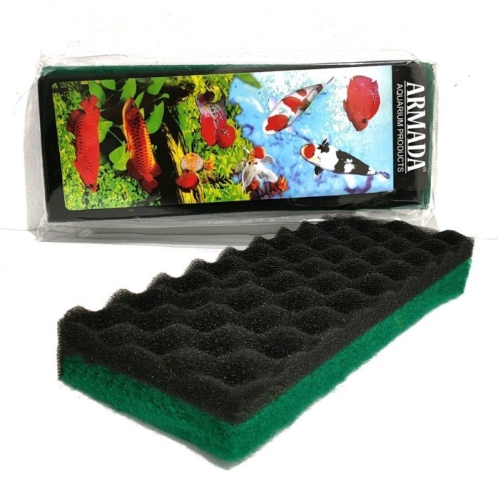 Kapas Armada 2 Lapis / Busa Filter SPonge Filter Aquarium