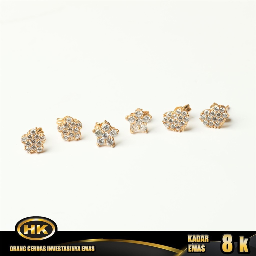 HK Mustika Gold - Giwang Emas 17K - Type 74