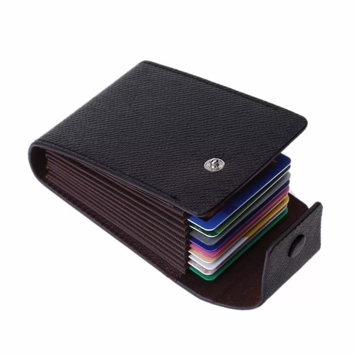 

PROMO!! -Vertical Leather Credit Card Holder Wallet Dompet Kartu Kredit