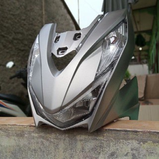 tameng body depan 1 set reflektor lampu + sen beat new esp led dealuxe street 2020 2021 2022 k1a SIL