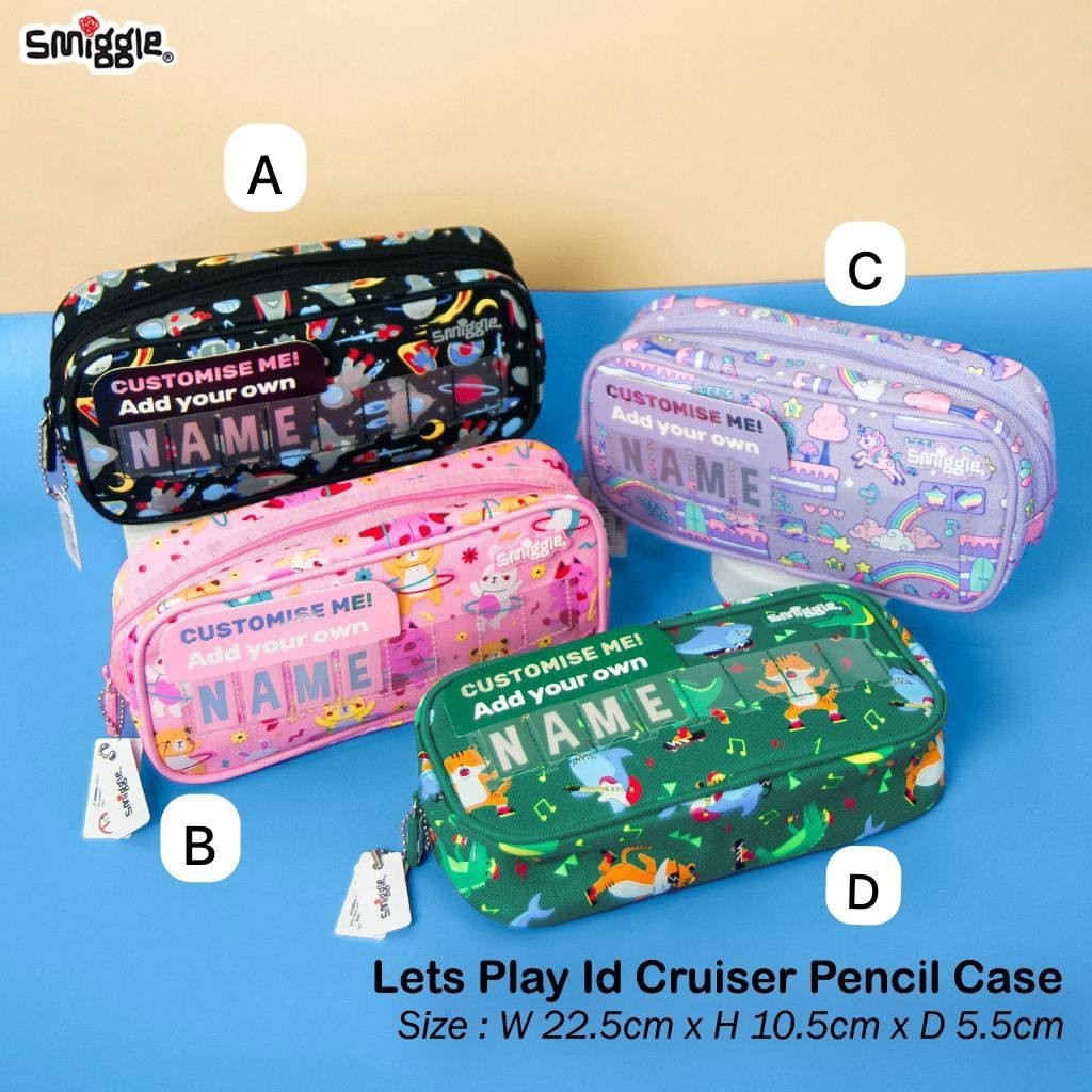 

Stok Tempat Pensil Lets Play ID Cruiser Pencil Case Smiggle